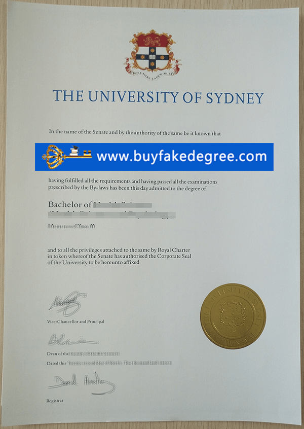 University of Sydney diploma