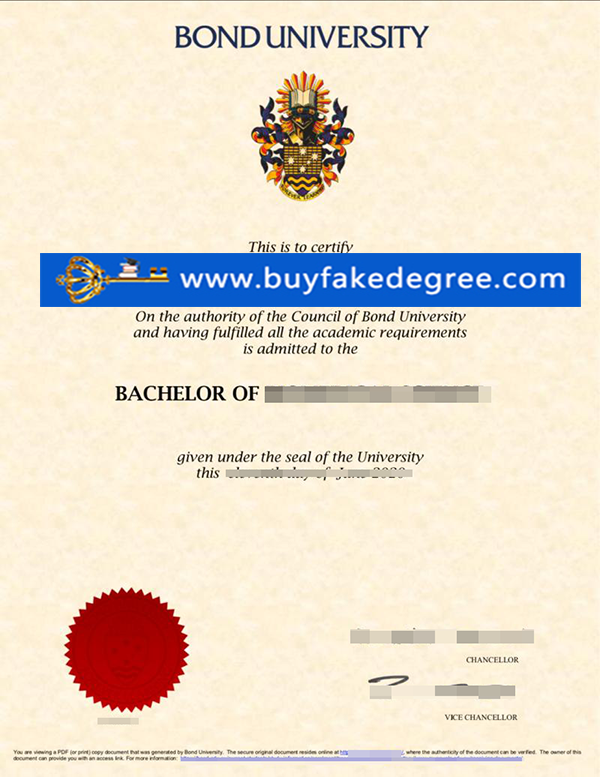 bond university degree