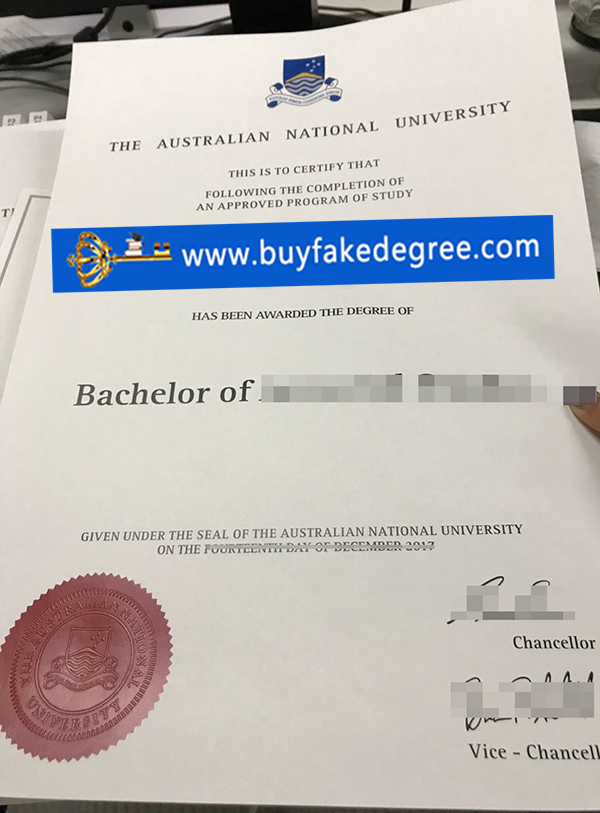 Australia National University degree