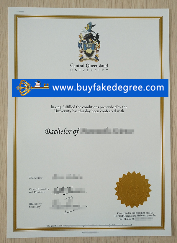 CQU degree CQU diploma certificate