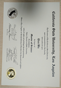 CSULA degree, CSULA diploma certificate