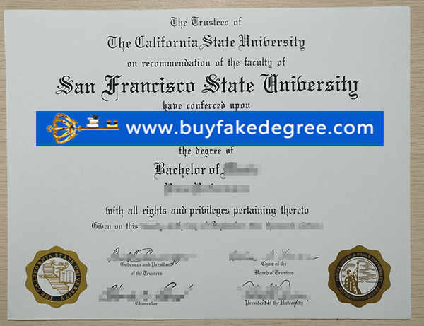 CSUSFSU degree, CSUSFSU diploma certificate