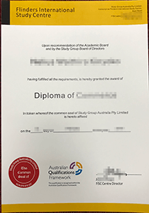 Flinders ISC diploma certificate