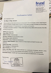Brunel University confirmation letter buy fake certificate