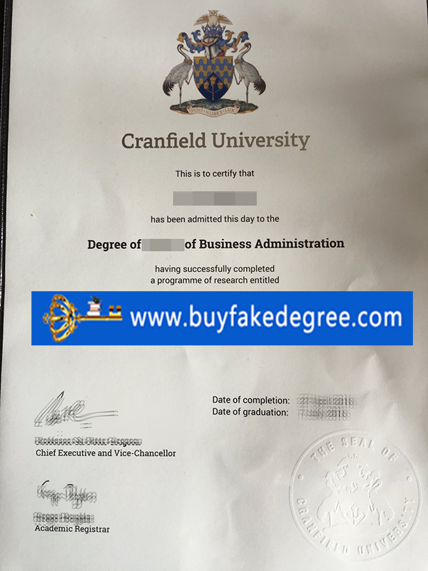 Buy Fake Degree of Cranfield University Can Be Useful