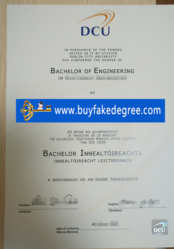 Buy Fake Degree Certificate of DCU