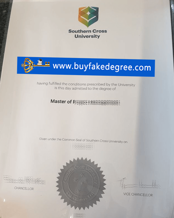 Southern Cross University degree diploma buy fake degree diploma transcript