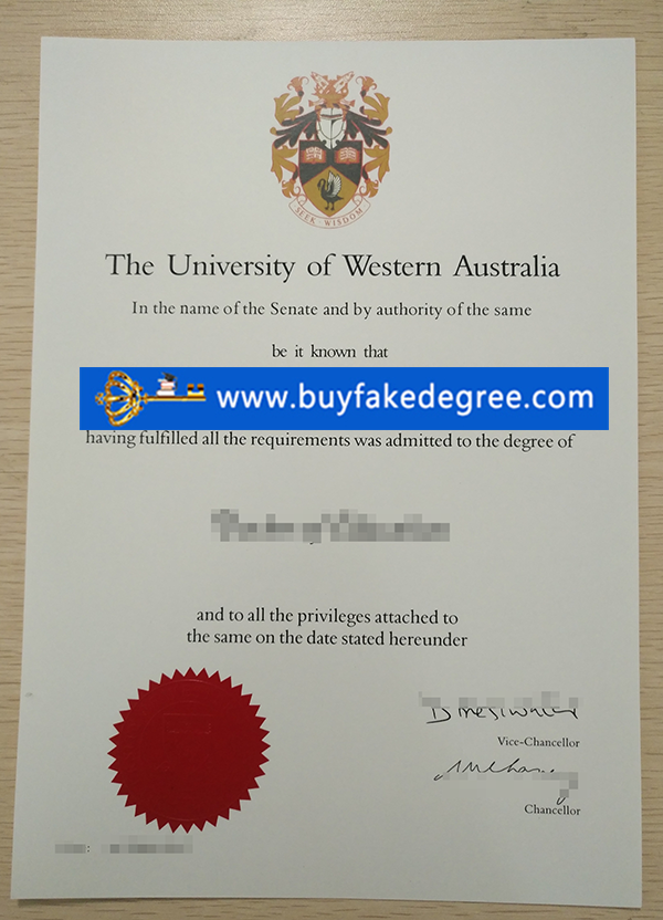 Buy University of Western Australia Degree