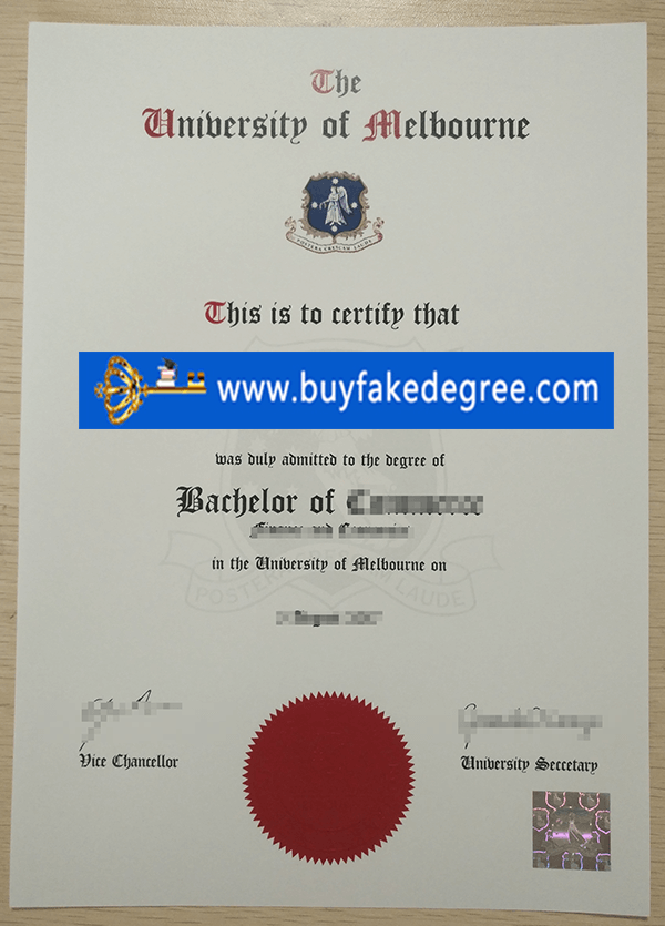 buy fake University of Melbourne degree