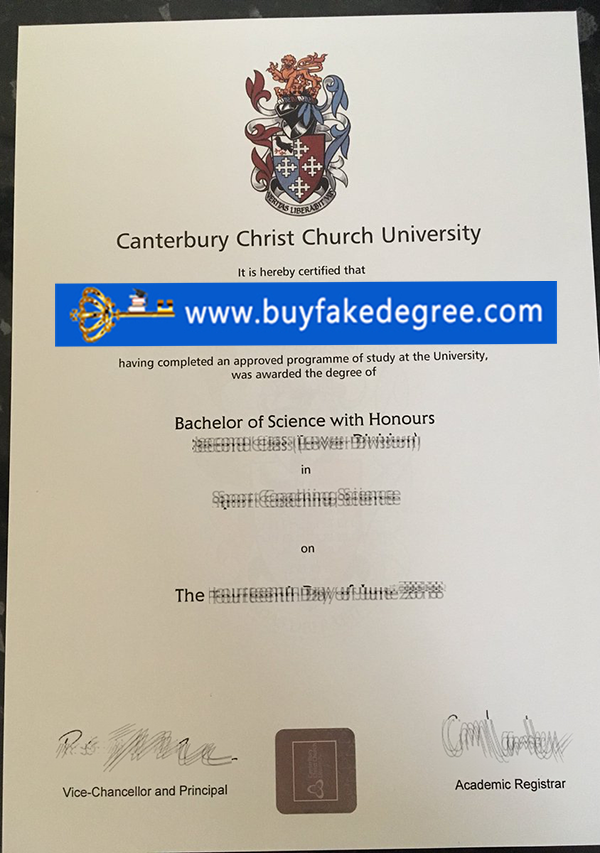 canterbury christ church university degree buy fake degree