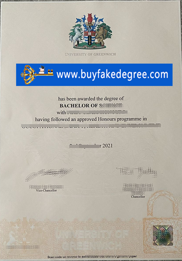 University of Greenwich degree buy fake degree diploma