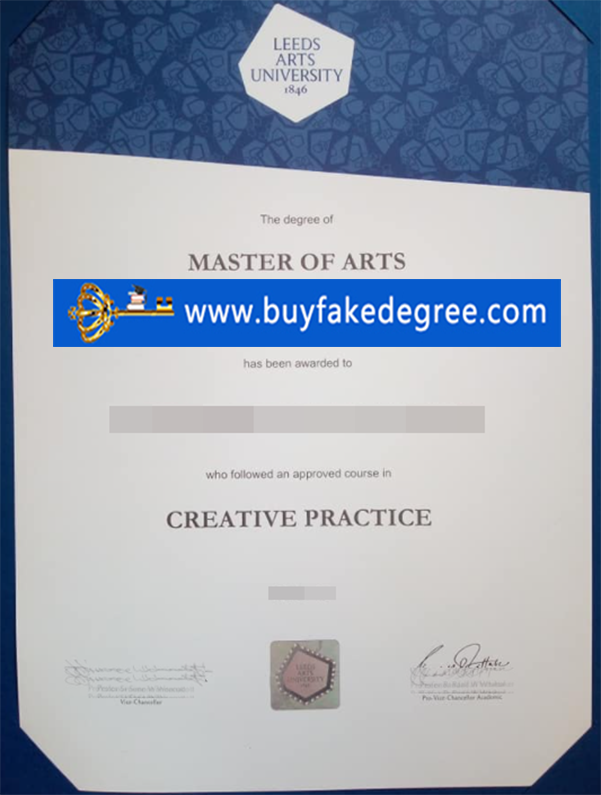 Buy fake degree of Leeds Arts University