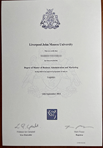 Liverpool John Moores University degree buy fake diploma