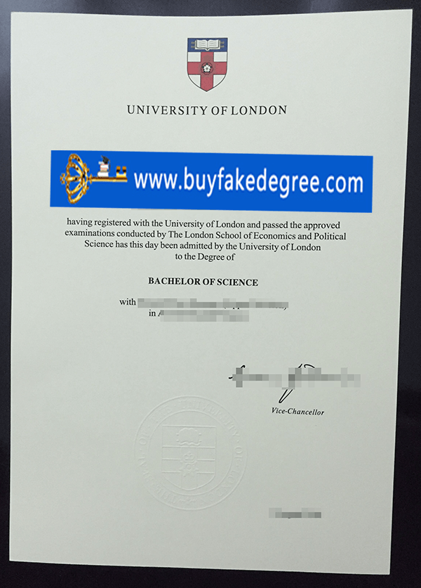 Buy fake University of London diploma