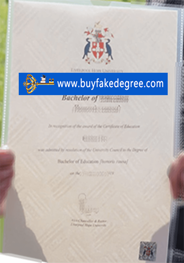 Liverpool Hope University Diploma buy fake diploma