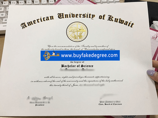 replacement American University of Kuwait diploma, fake AUK degree, buy fake AUK diploma