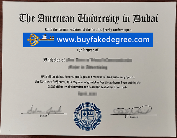 American University in Dubai degree, buy fake AUD diploma, fake AUD degree
