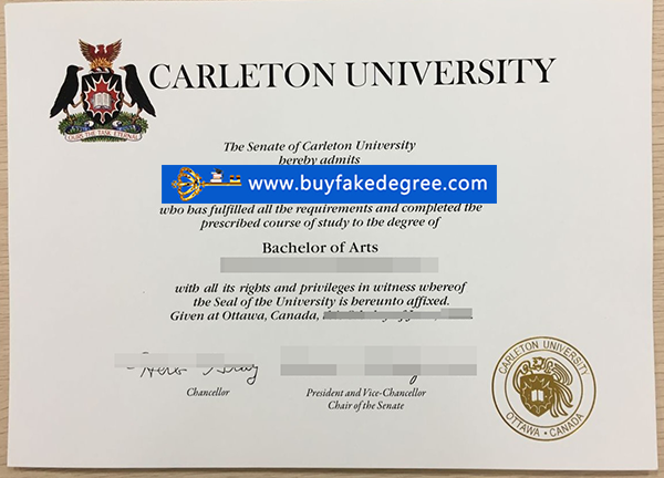 Carleton University diploma, fake Carleton University diploma certificate, buy fake Carleton University degree