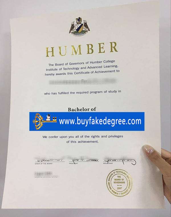 Humber College Institute of Technology and advanced learning diploma, buy fake diploma of Humber College Institute of Technology and advanced learning