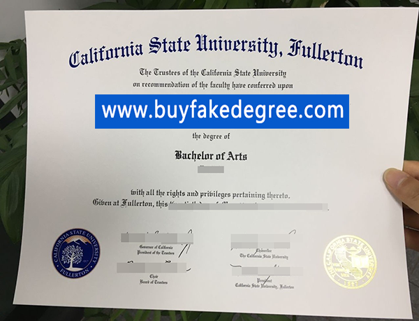 CSUF diploma, fake CSUF diploma,  buy fake diploma of California State University Fullerton