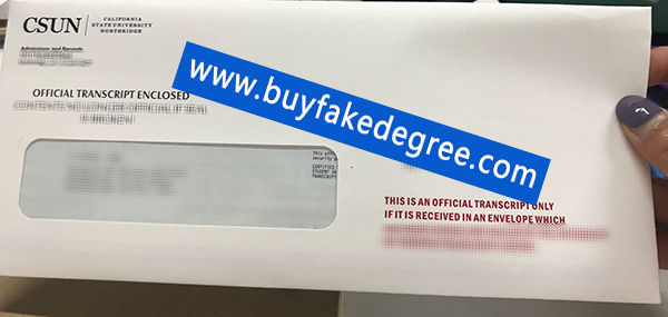 CSUN envelope, fake CSUN envelope, buy fake transcript envelope of CSUN