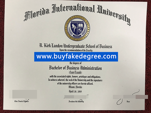 Florida International University diploma, buy FIU fake diploma, fake FIU degree