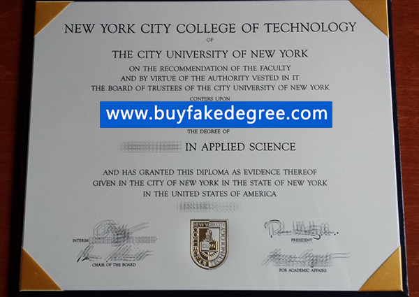 New York City College of Technology of the City University of New York diploma, buy fake degree of New York City College of Technology of the City University of New York