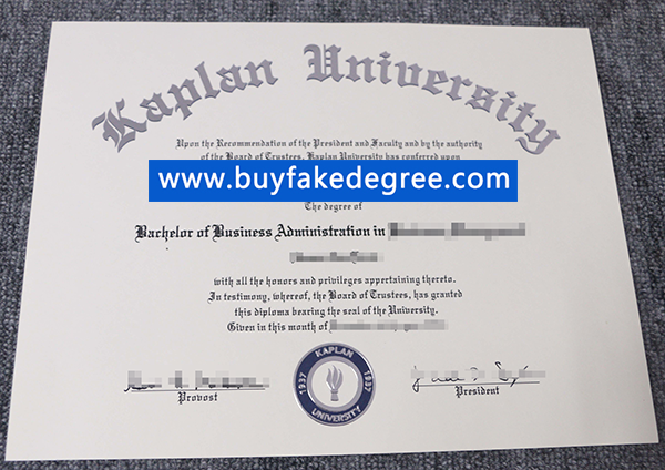 Kaplan University diploma, buy fake degree of Kaplan University