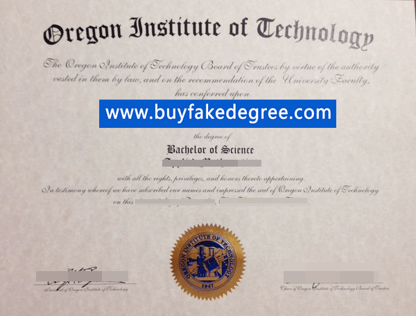 Oregon Institute of Technology degree