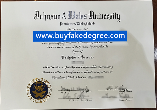 Johnson Wales University diploma, buy fake Johnson Wales University degree