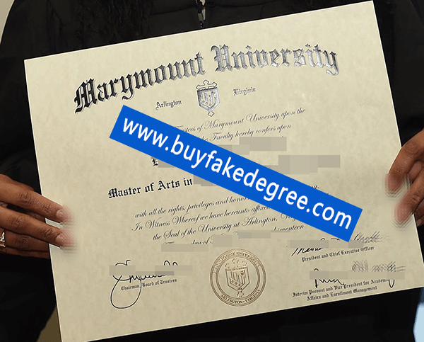 Marymount University degree