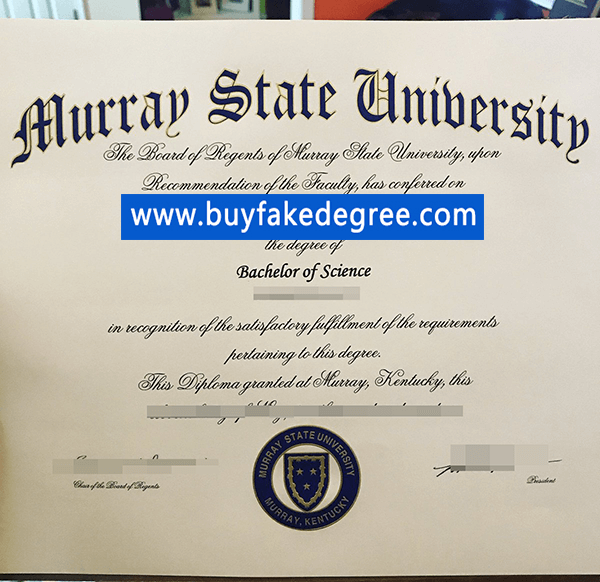 Murray State University diploma, buy fake Murray State University diploma