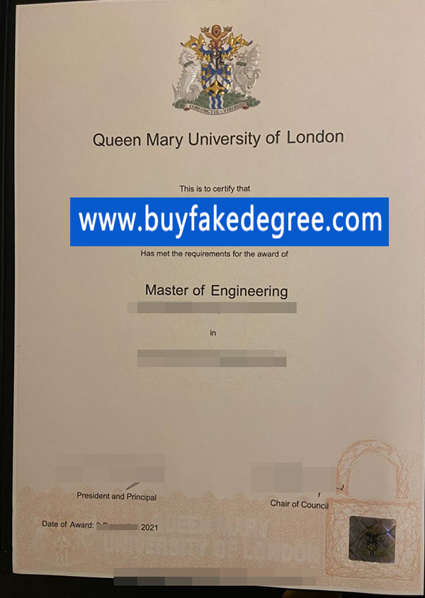 2021 Latest Version QMUL degree