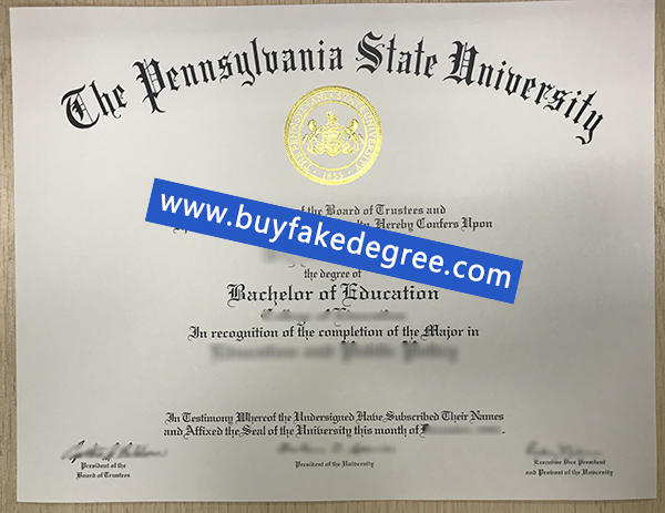 PSU degree buy fake PSU diploma