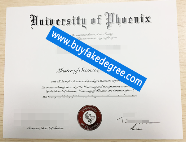 University of Phoenix degree