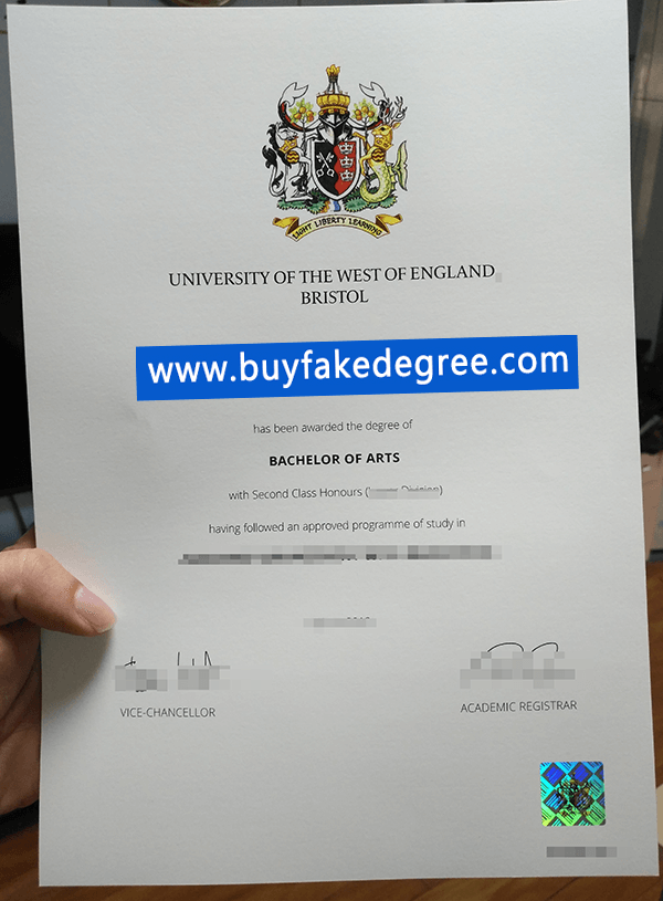 University of the West of England Bristol degree, buy fake UWE Bristol diploma