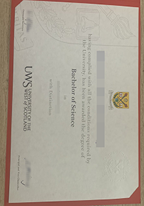 University of West Scotland diploma, UWS diploma, buy fake degree