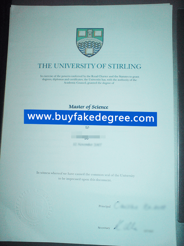 University of Stirling diploma