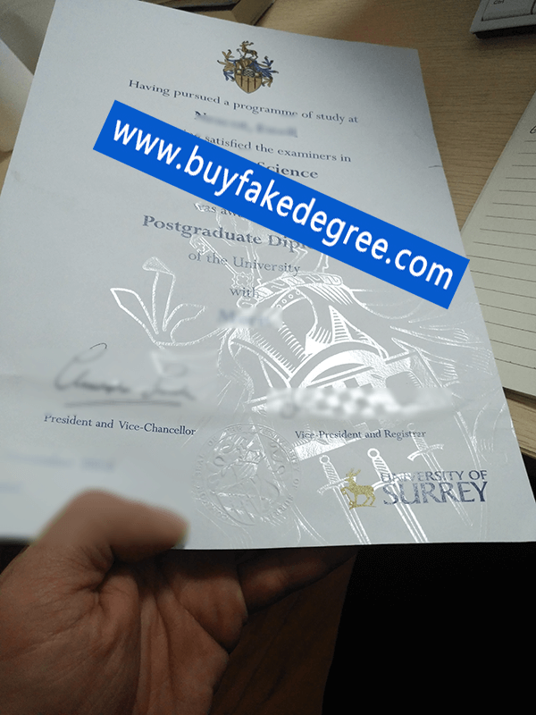 University of Surrey diploma