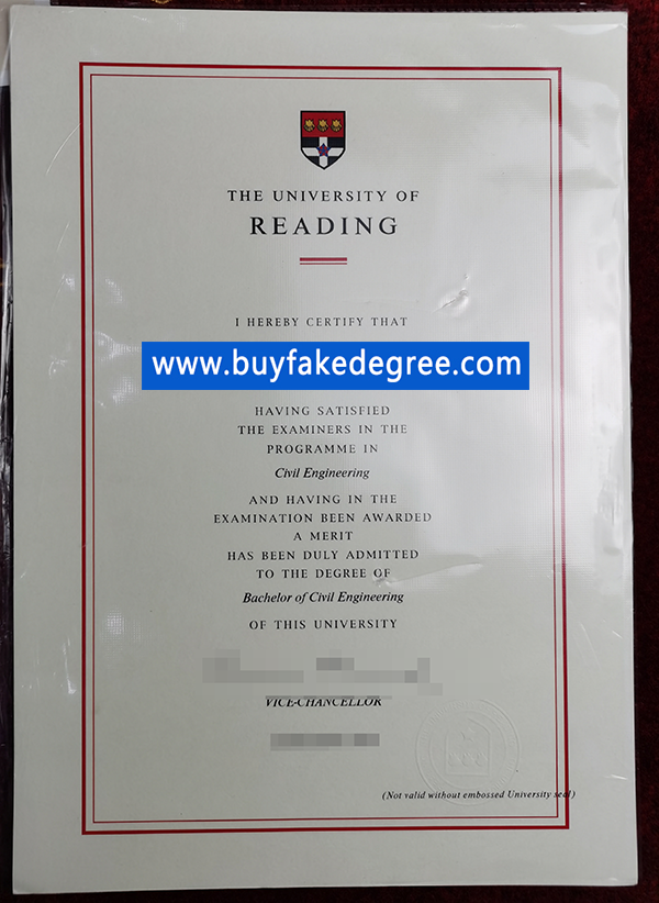 University of Reading diploma