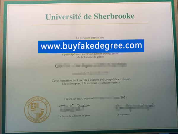 University of Sherbrooke diploma, buy fake degree of University of Sherbrooke