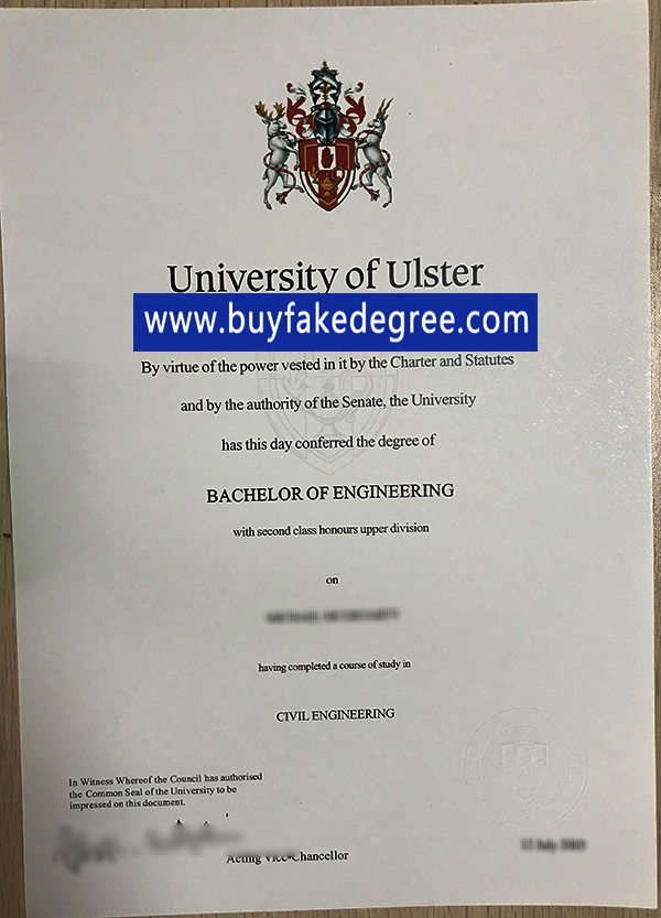 University of Ulster diploma