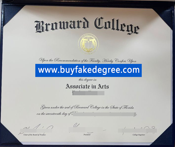 Broward College diploma，buy fake Broward College diploma