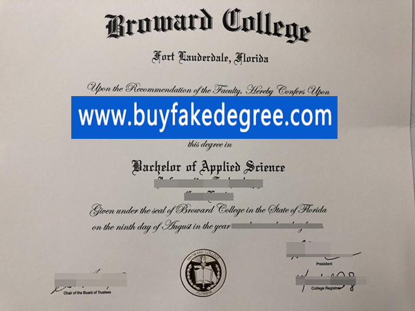 Broward college degree, buy fake Broward college diploma