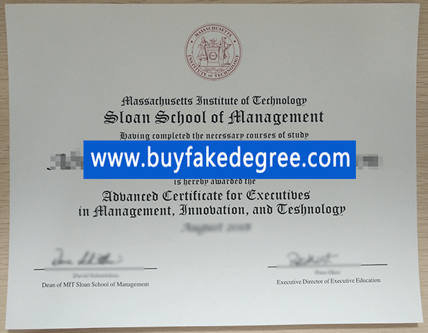 MIT diploma certificate, buy fake MIT diploma