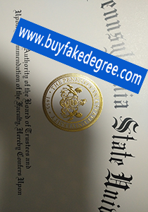 PSU degree seal buy fake PSU diploma