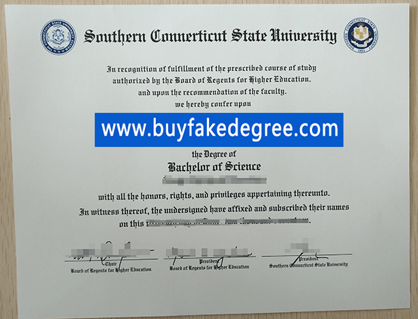Southern Connerticut State University Degree Buy SCSU Fake Diploma