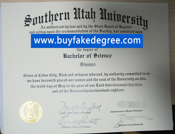 Southern Utah University diploma buy fake SUU degree from buyfakedegree.com