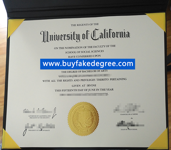 University of California Irvine Fake Degree Certificate Buy Fake UCI Diploma