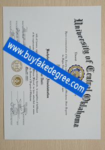 University of Central Oklahoma degree sample buy fake UCO diploma